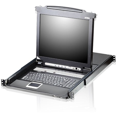 ATEN Rack konzola CL5708N, 19", 1U, crna